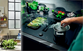 Варочные панели Neff с интегрированной вытяжкой — продуманное решение для современной кухни