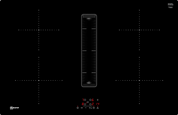 Индукционная варочная панель со встроенной вытяжкой Neff T48CB1AX2 preview 1