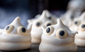 Безе «Призраки» на Хэллоуин