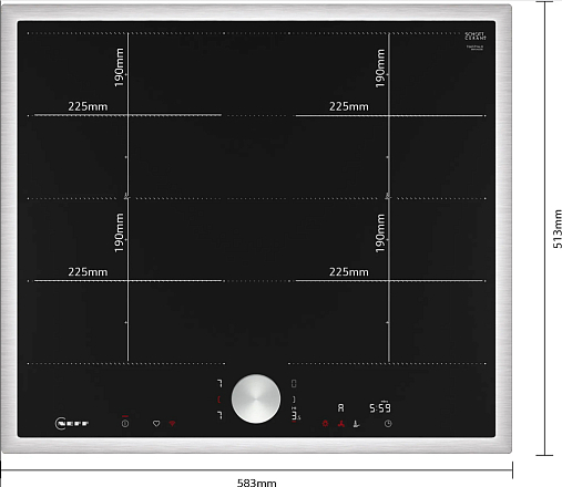 Индукционная варочная панель Neff T66STY4L0 preview 8