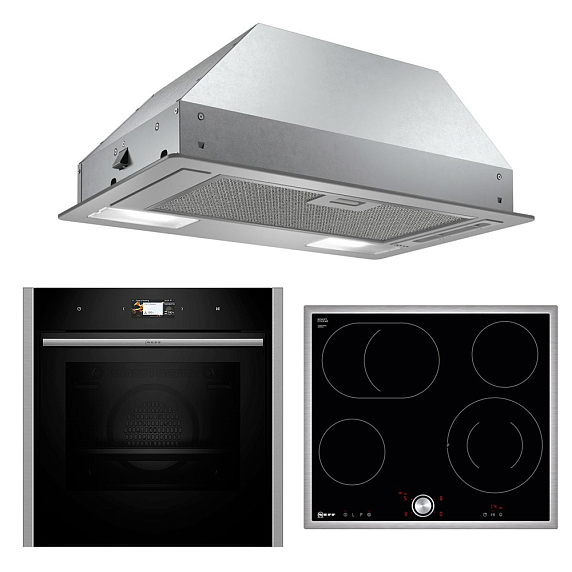 Комплект Neff варочная панель T16BT76N0 + духовой шкаф B64CS31N0 + вытяжка D51NAA1C0 preview 1