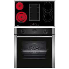 Комплект Neff варочная панель с вытяжкой T18BD3AN0 + духовой шкаф B1ACE0AN0R