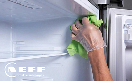 Как прочистить холодильник Neff?