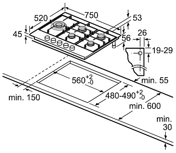 Схема встраивания