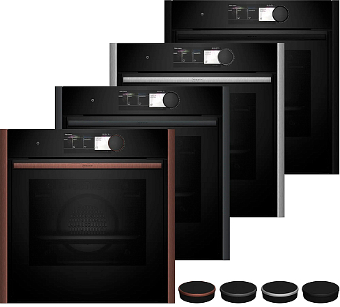 Комплект Neff варочная панель T66TTX4L0 + духовой шкаф с паром B69FY5CX0 + вытяжка D46ML54X1 фото 2 Комплект Neff варочная панель T66TTX4L0 + духовой шкаф с паром B69FY5CX0 + вытяжка D46ML54X1 preview 2