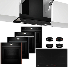 Комплект Neff варочная панель T69PYV4C0 + духовой шкаф B69VS7KY0 + вытяжка D65XAM2S0