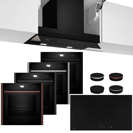 Комплект Neff варочная панель T69PYV4C0 + духовой шкаф B69VS7KY0 + вытяжка D65XAM2S0 preview 1