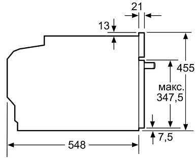 Схема встраивания 2 для Neff C17MS22N0
