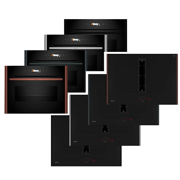 Комплект Neff варочная панель с вытяжкой V57YHQ4C0 + духовой шкаф с СВЧ C29MR21Y0 preview 1