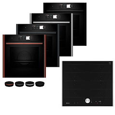 Комплект Neff варочная панель T66TTX4L0 + духовой шкаф с паром B69FY5CX0