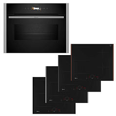 Комплект Neff варочная панель T56YHS1C0 + духовой шкаф с СВЧ C24MR21N0