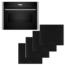 Комплект Neff варочная панель T56YHS1C0 + духовой шкаф с СВЧ C24MR21N0