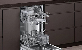 Как отрегулировать корзины в посудомоечной машине NEFF