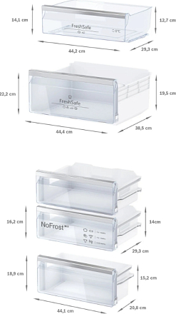 Встраиваемая холодильно-морозильная комбинация Neff KI7866DD0 preview 15