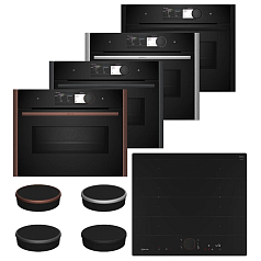 Комплект Neff варочная панель T66PYY4C0 + духовой шкаф с микроволнами и пиролизом C29MY7MY0