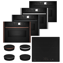 Комплект Neff варочная панель T66PYY4C0 + духовой шкаф с микроволнами и пиролизом C29MY7MY0