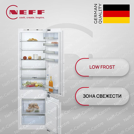 Встраиваемая холодильно-морозильная комбинация Neff KI6873FE0