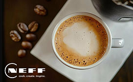 Как приготовить латте в кофемашине Neff?